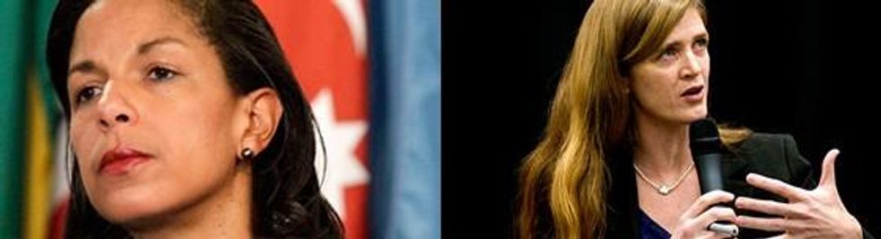 Susan Rice and Samantha Power