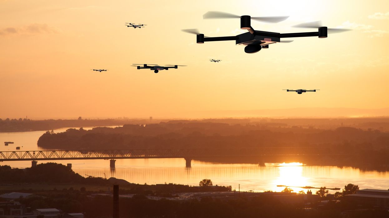 Swarm of drones