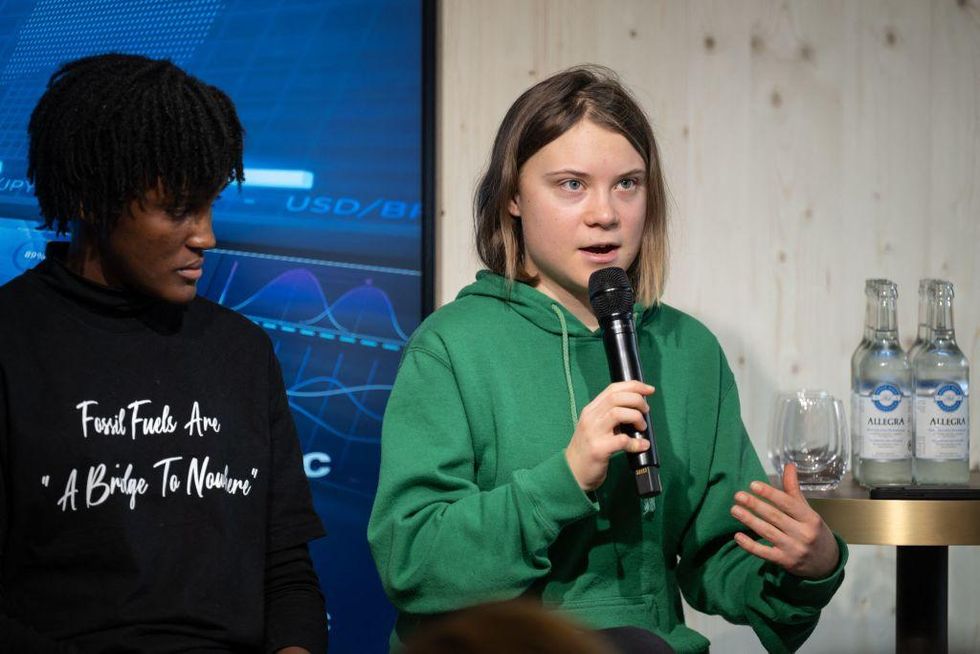 Greta Thunberg Warns Davos Elite Will Throw Humanity 'Under the Bus' for Profits