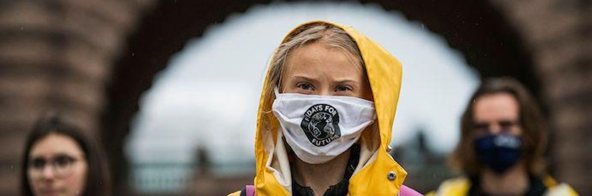 Greta Thunberg Tells Trump to 'Chill, Donald, Chill' After Unhinged, Lie-Filled Ballot Tirade