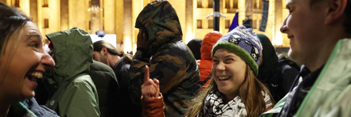 Swedish climate activist Greta Thunberg