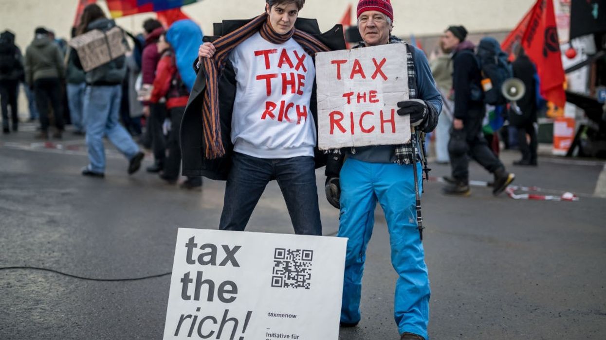 SWITZERLAND-DAVOS-POLITICS-ECONOMY-DEMONSTRATION