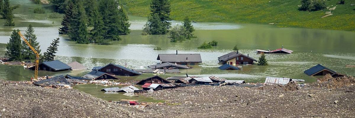 SWITZERLAND-ENVIRONMENT-GLACIERS-MOUNTAINS-DISASTERS-LANDSLIDE