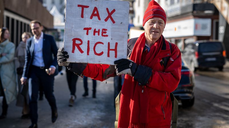 SWITZERLAND-POLITICS-SUMMIT-DAVOS-TAXATION
