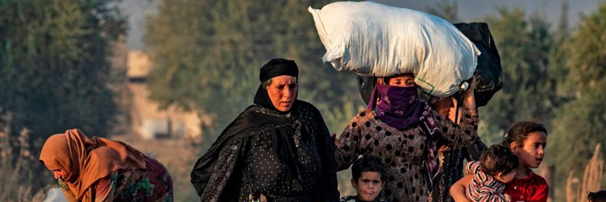 Amid Reports of Civilian Deaths, Sanders Condemns Trump for 'Giving Turkish Army Permission' to Slaughter Kurds in Syria