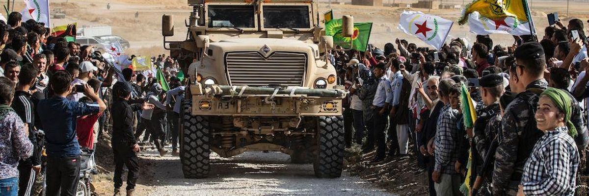 Critics Warn 'Deeply Chilling' Betrayal by Trump Paves Path for Turkish Slaughter of Kurdish Allies