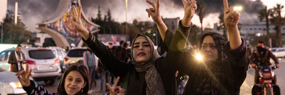 Syrians yearning for peace in Damascus