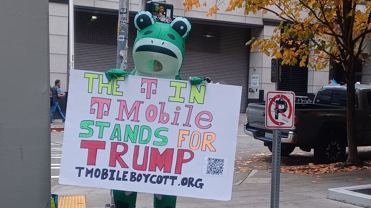 T-Mobile protester