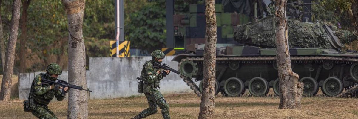 Taiwan Holds War Drills