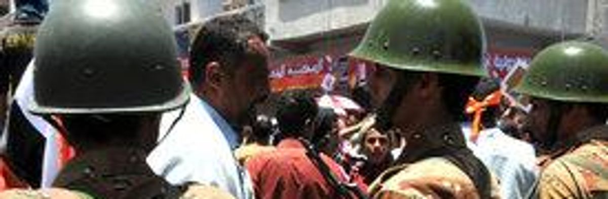 Security Forces Fire on Yemeni Protesters
