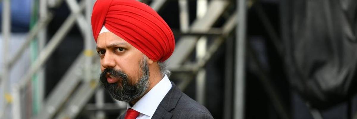 Progressives Applaud Sikh MP Dhesi for Publicly Condemning Racism of Boris Johnson and 'Politics of Hate'