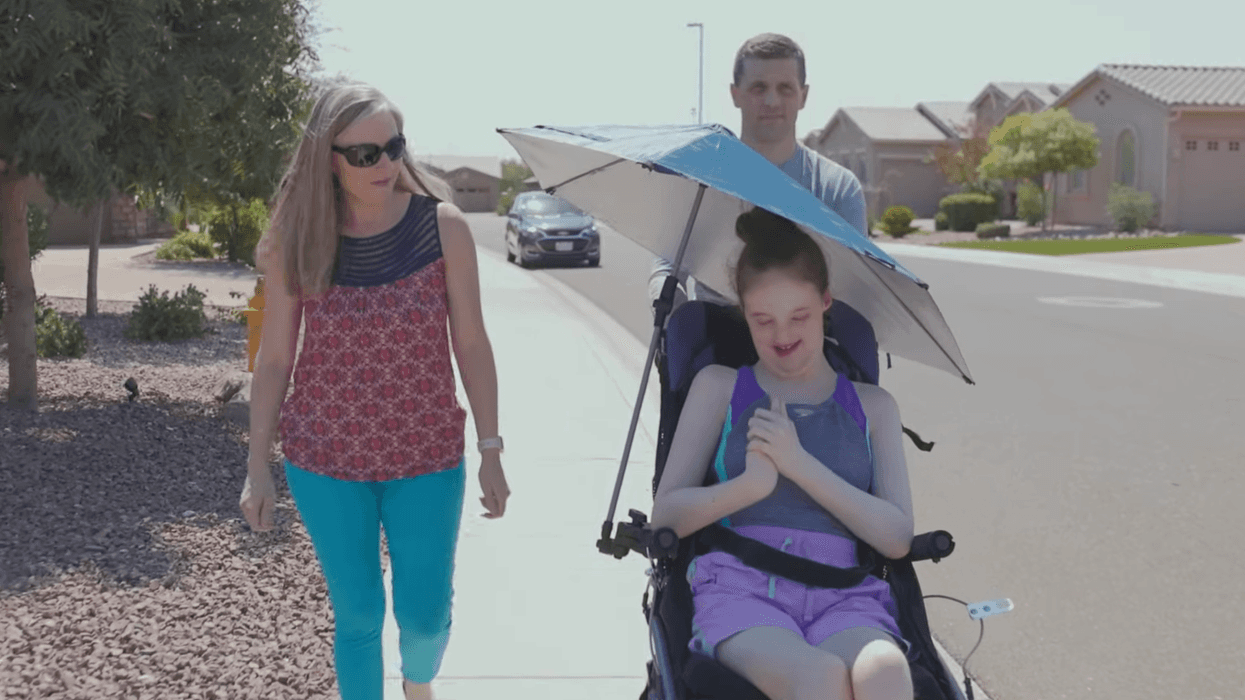 Taryn Bailey, a 16-year-old in Arizona, is among those featured in a new ad campaign calling on lawmakers to improve home and community-based services. (Photo: BeAHero)