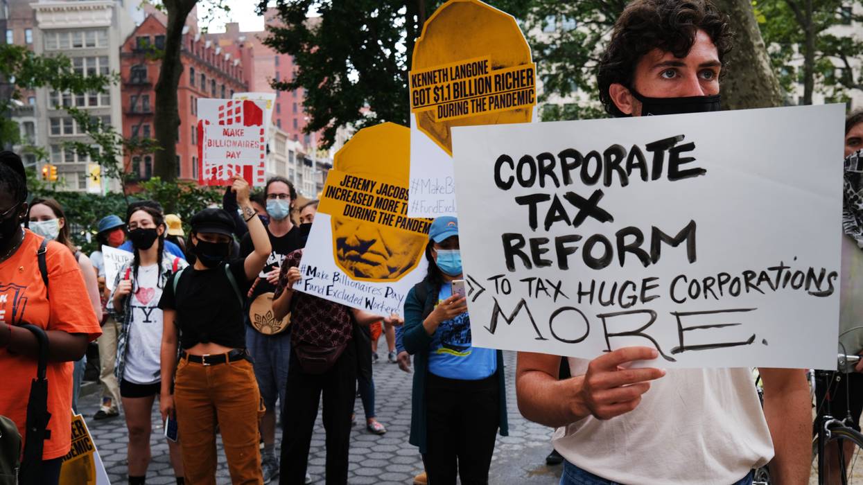 Tax reform protest