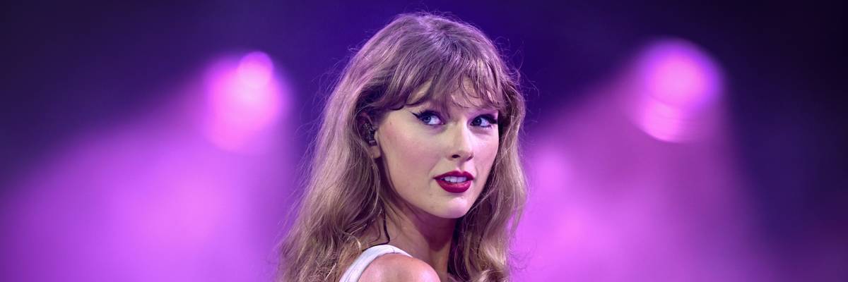 Taylor Swift performs onstage