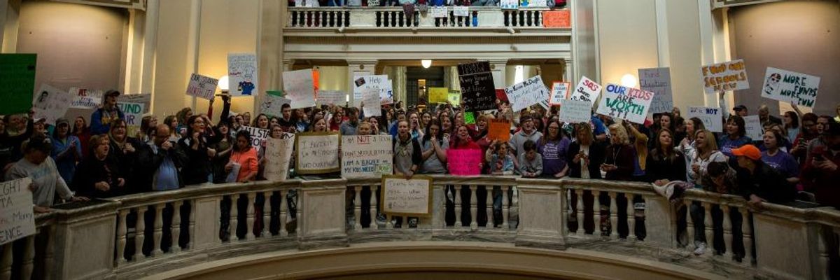 'We're Still Here': Oklahoma Teachers Show No Sign of Ending Strike Without Sufficient Funding