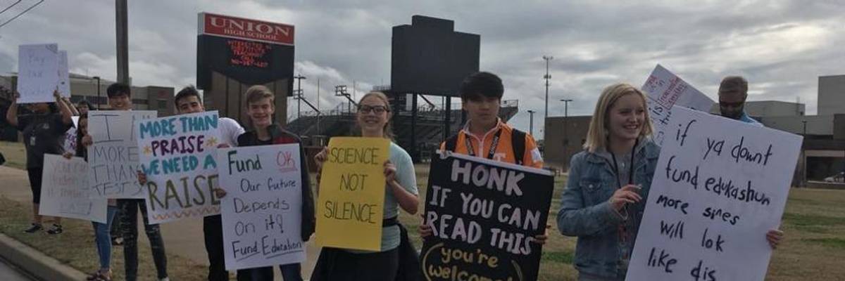 Oklahoma Teachers Win Pay Raise, But Say Strike Will Proceed to Challenge 'Decade of Neglect'