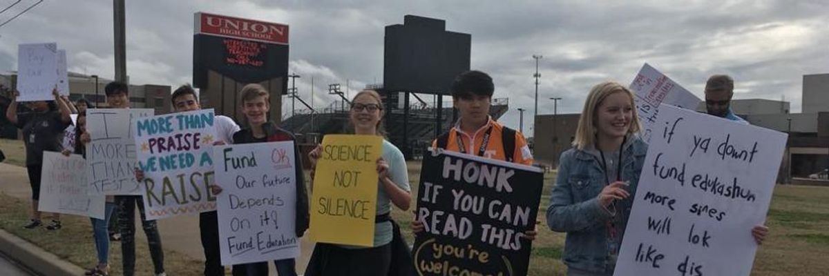 Oklahoma Teachers Win Pay Raise, But Say Strike Will Proceed to Challenge 'Decade of Neglect'