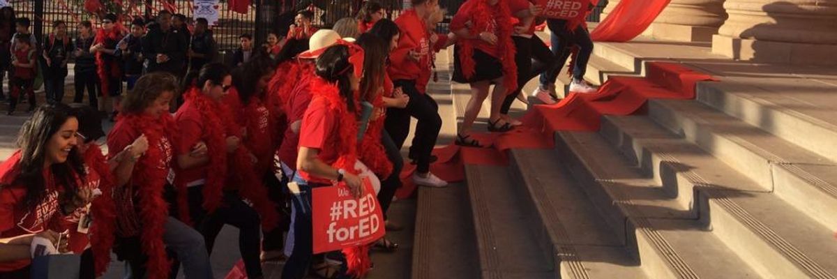 Teacher Rebellion Heads West as Tens of Thousands in Arizona Stage Walk-ins, Threaten Walk-Outs Over Funding