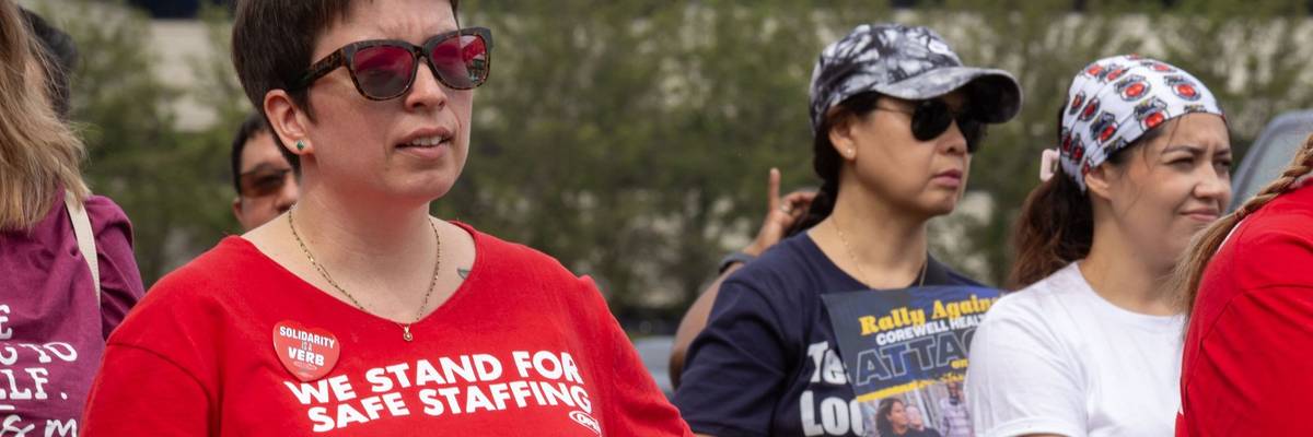 Teamster Nurses Fight for Contract at Corewell Health