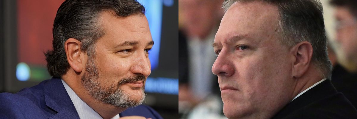 Ted Cruz and Mike Pompeo