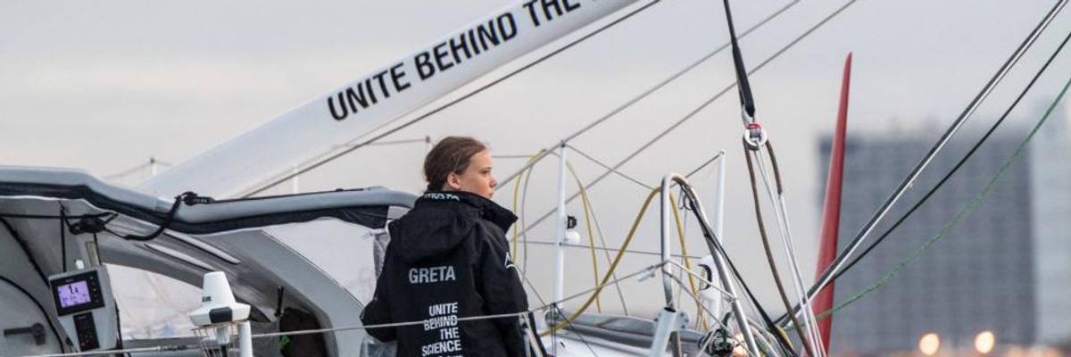 Greta Thunberg Comes to America: Celebrations as Teen Climate Activist Arrives at Coney Island