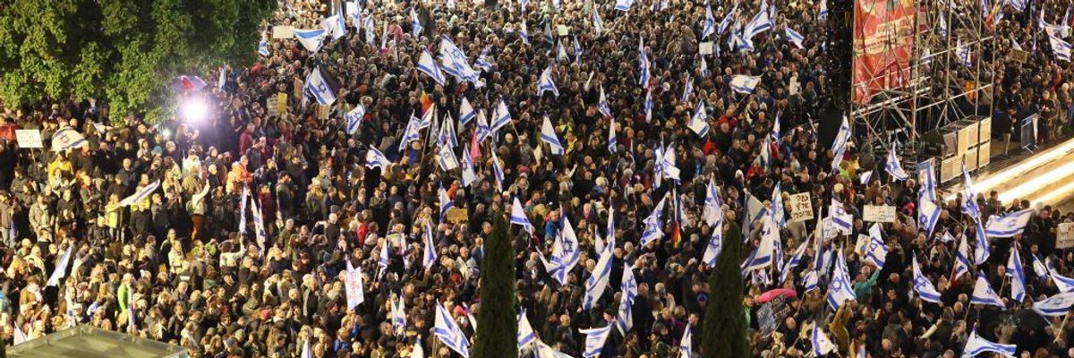 Tel Aviv Protest Against Benjamin Netanyahu