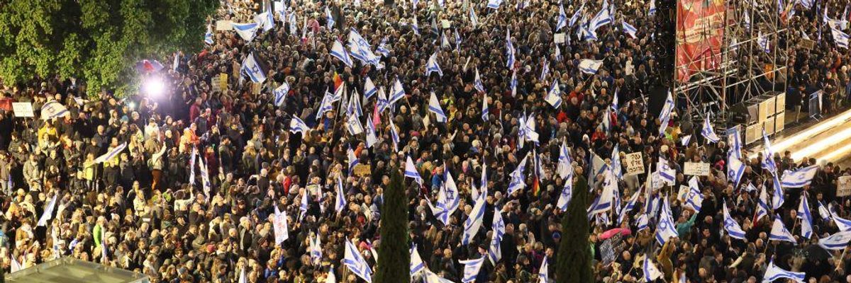 Tel Aviv Protest Against Benjamin Netanyahu