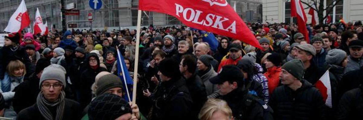 50,000 Hit Streets of Poland to Rally Against 'Creeping Coup d'Etat'