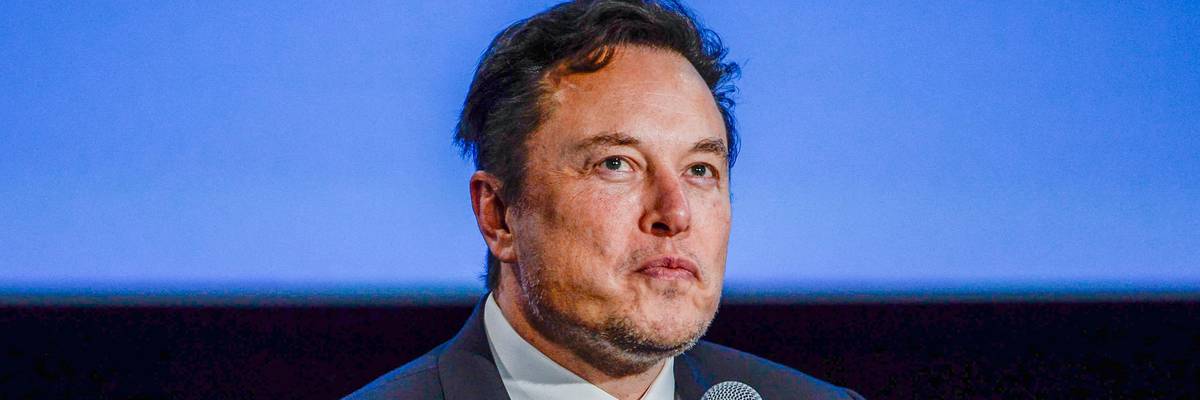 Tesla CEO Elon Musk appears at an event