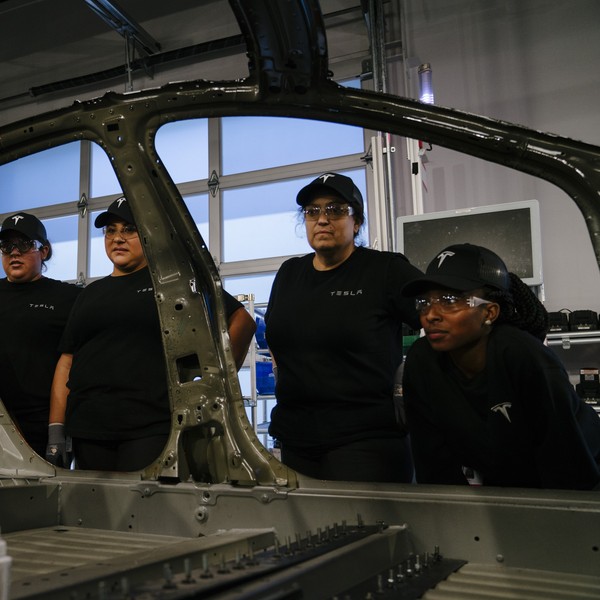 Tesla employees training