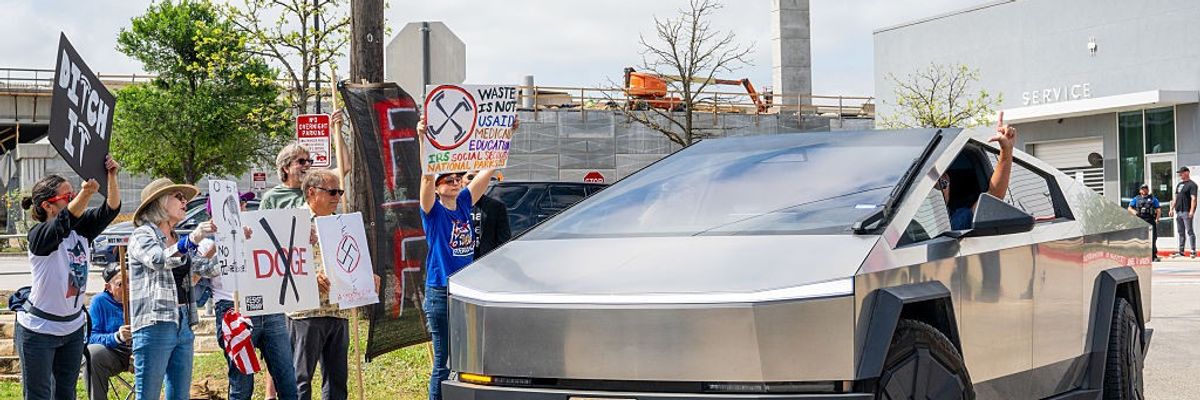 "Tesla Takedown" Protests Organized Across The U.S.