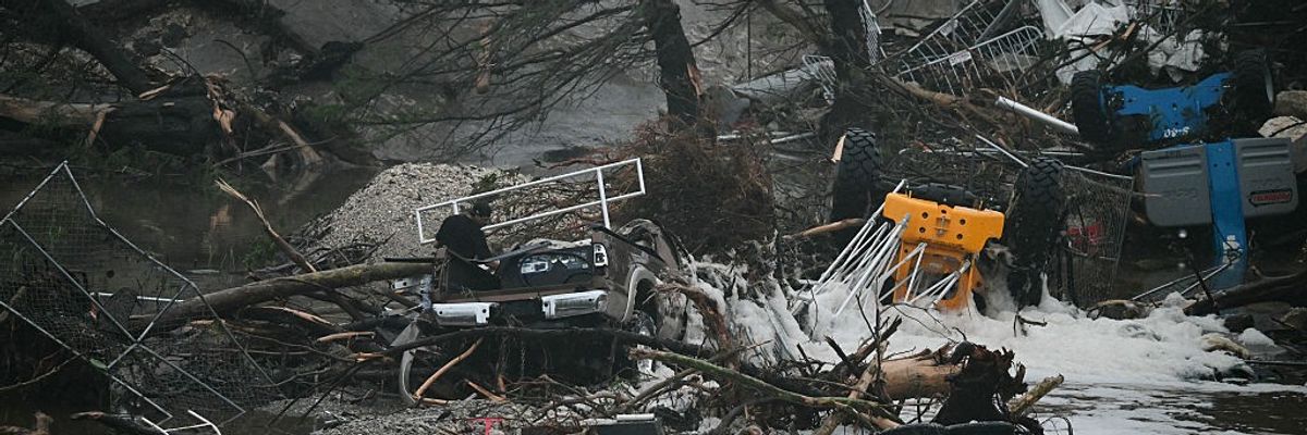 Texas flood destruction