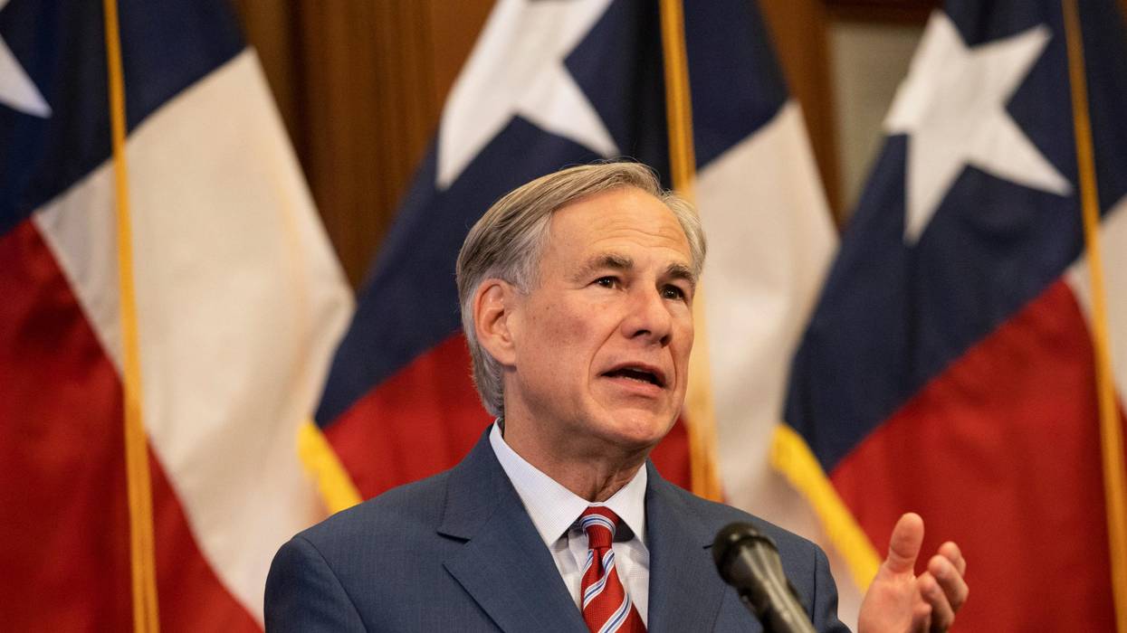 Texas Gov. Greg Abbott announces the reopening of more Texas businesses during the Covid-19 pandemic at a press conference at the Texas State Capitol in Austin on May 18, 2020. (Photo: Lynda M. Gonzalez-Pool via Getty Images)