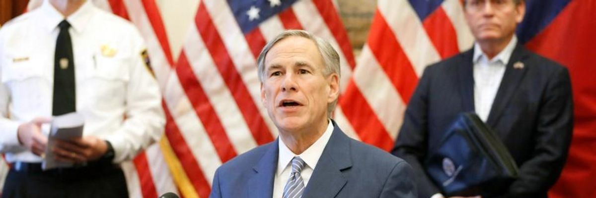 'Just Blatant Voter Suppression': Groups Sue to Stop GOP Texas Gov. From Eviscerating Ballot Drop-Off System