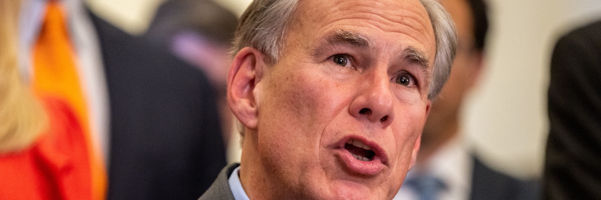 Texas Republican Gov. Greg Abbott