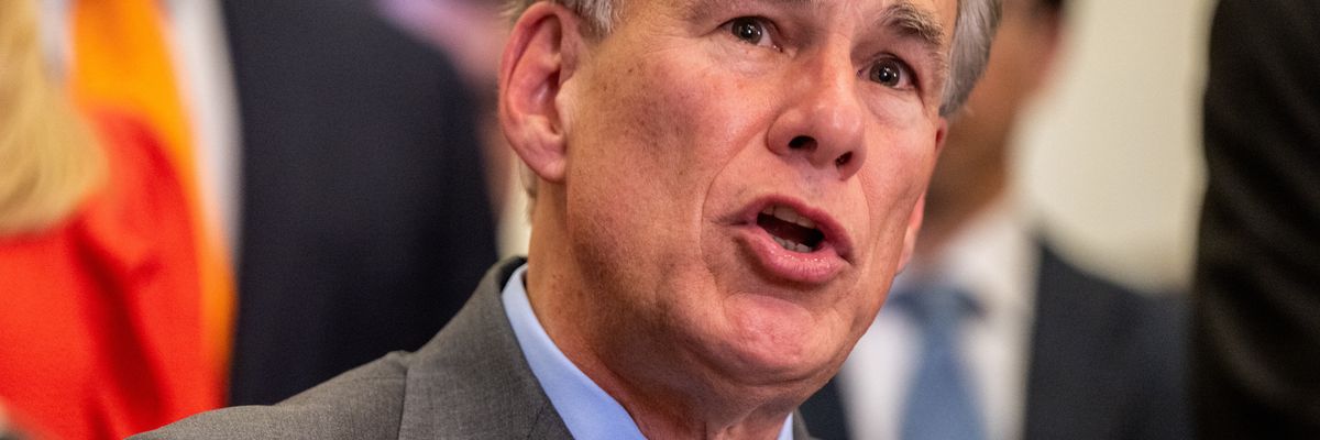 Texas Republican Gov. Greg Abbott