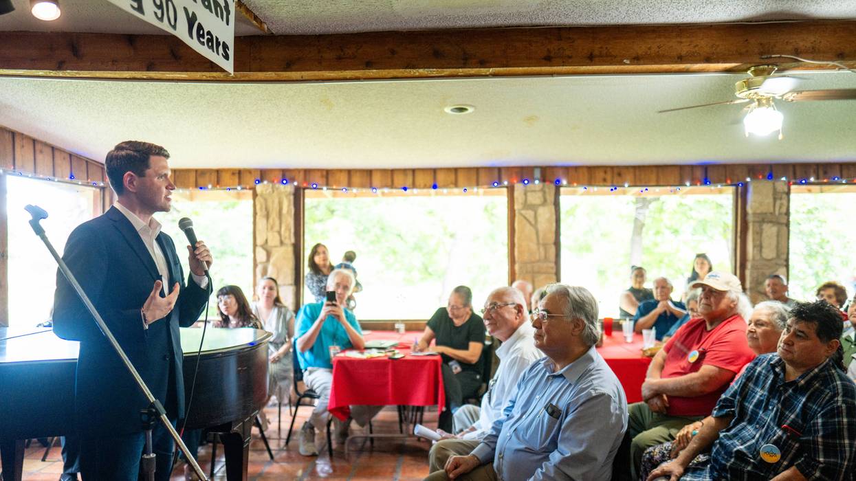Texas Senate Candidate James Talarico Campaigns Along The Texas Border