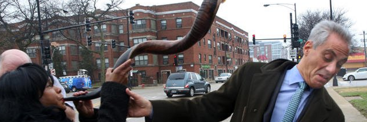 Progressives Near and Far Celebrate Chicago Mayor Rahm Emanuel Not Seeking Re-Election