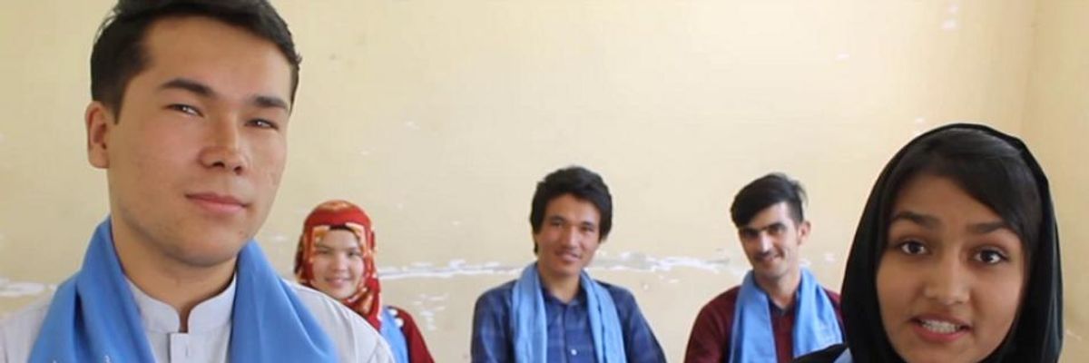 We're the Afghan Peace Volunteers in Kabul, And We Have Three Dreams