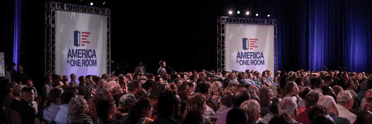 The American in One Room event.