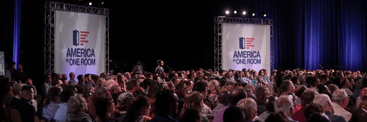 The American in One Room event.