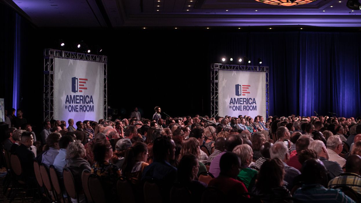 The American in One Room event.