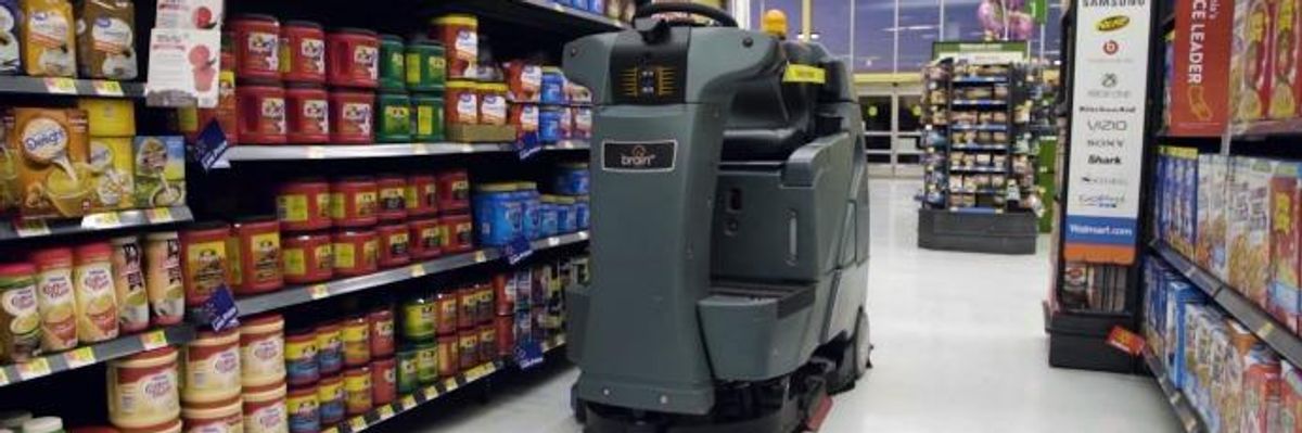 See How Well the GOP Tax Scam Is Creating Jobs? Walmart Announces Plans for 360 Robot Janitors