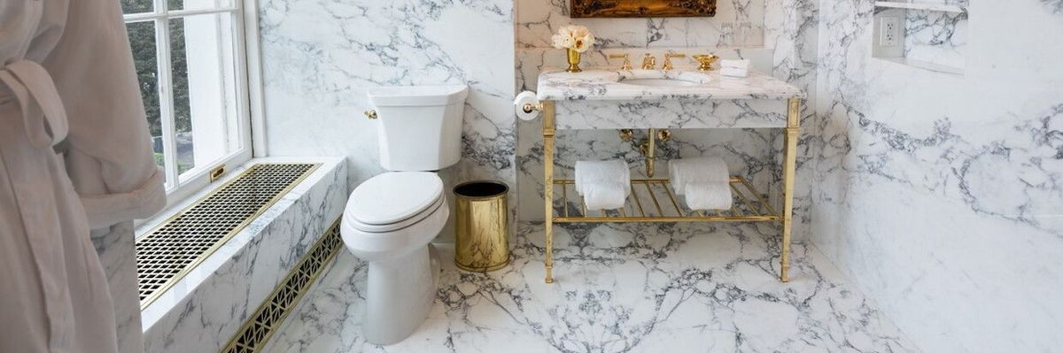 With Food Aid Suspended for Millions of Families, Trump Brags of 'Statuary Marble' Bathroom Makeover