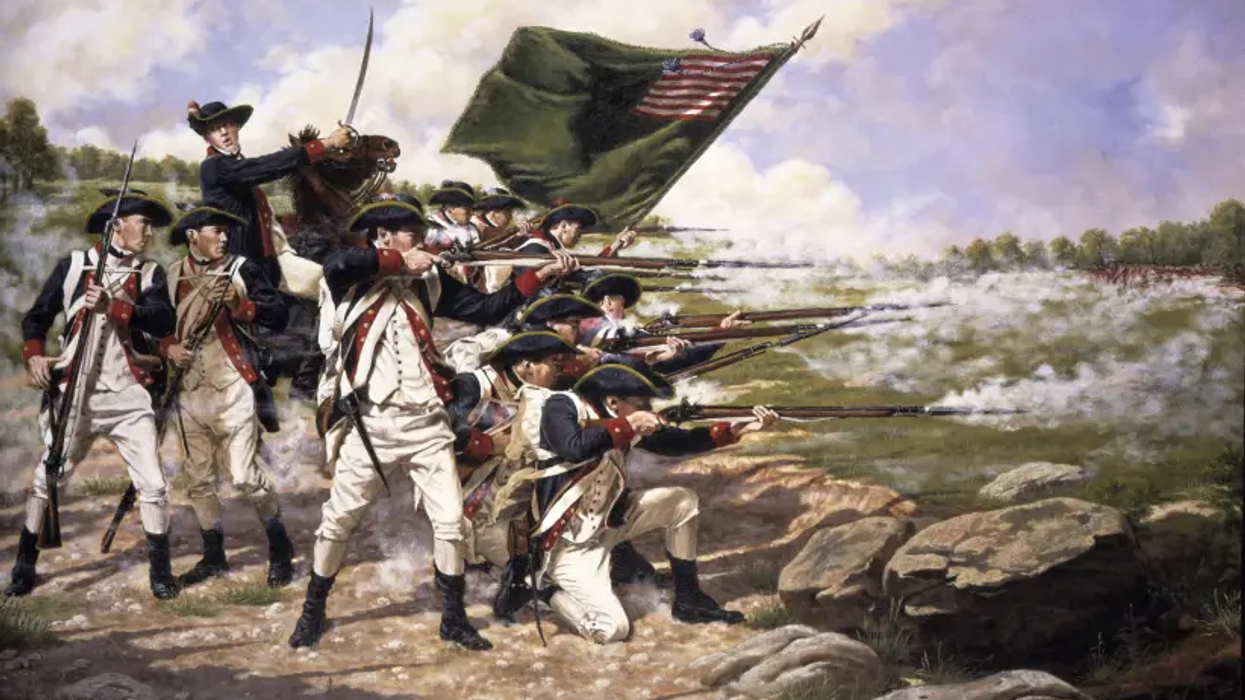 The Battle of Long Island in the US Revolutionary War.