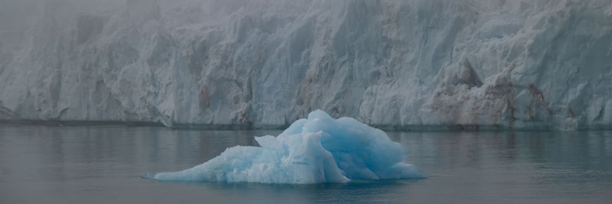 The Bresvelbreen iceberg in Svalbard and Jan Mayen