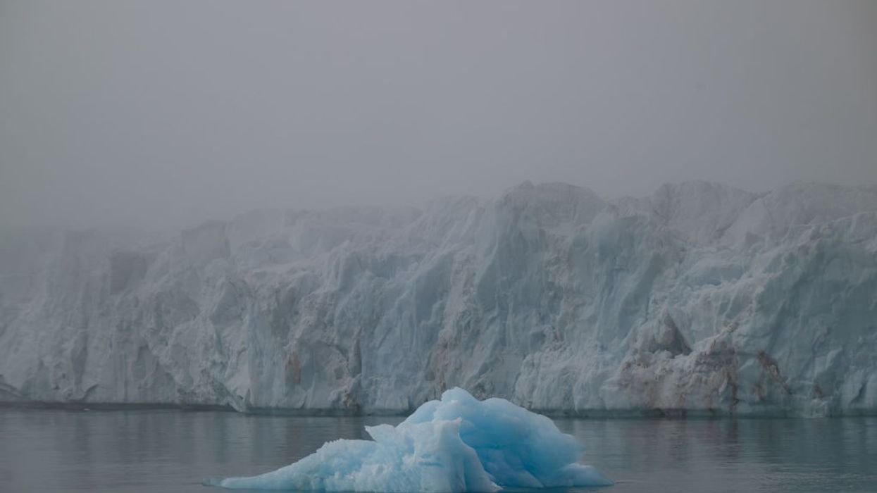 The Bresvelbreen iceberg in Svalbard and Jan Mayen