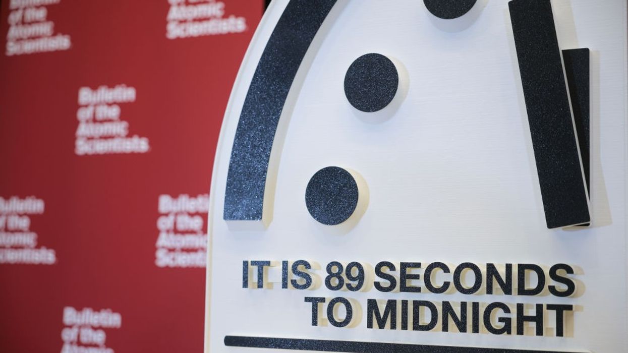 The Bulletin Of The Atomic Scientists Holds Its Annual "Doomsday Clock" Adjustment News Conference