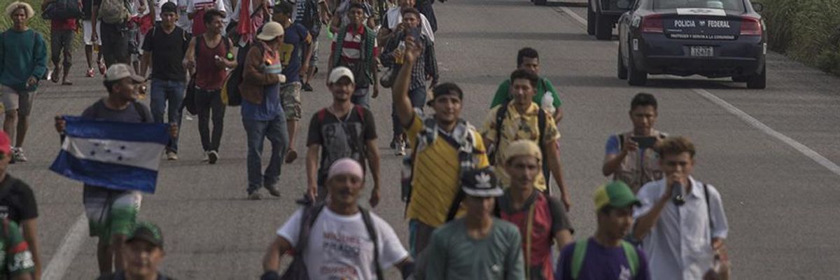 The Hondurans are Coming! Trump Stirs the Pot of Hysteria, the Media Happily Spoons It Out