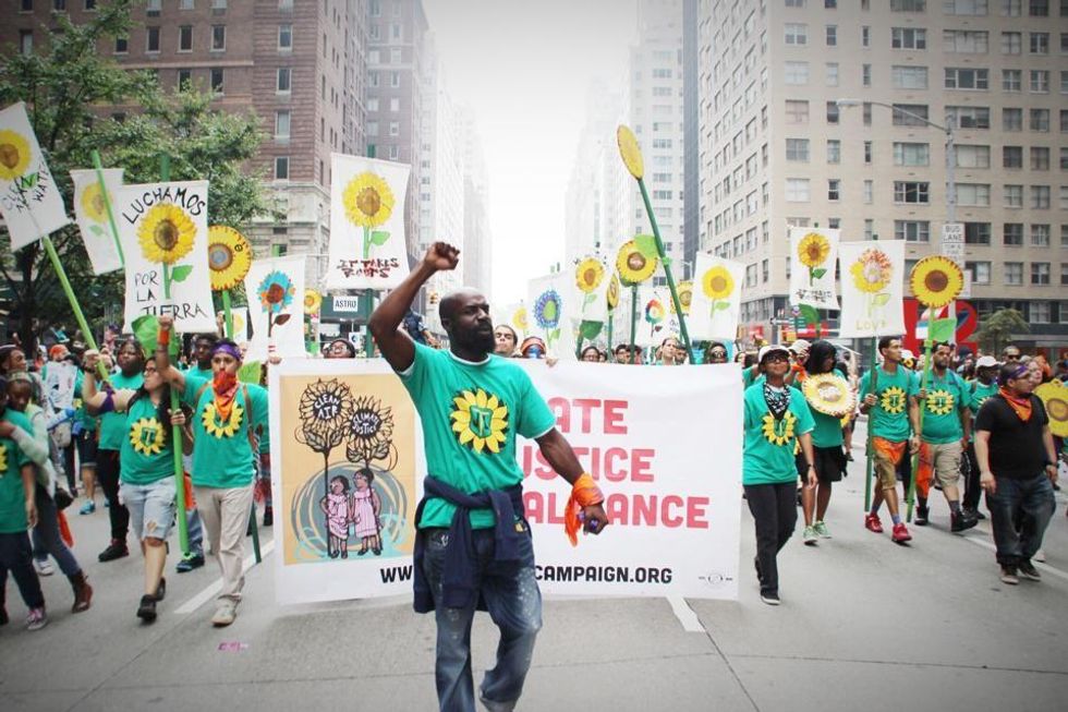 The Climate Justice Alliance Marches September 21, 2014. (Photo: Rae Louise Breaux)